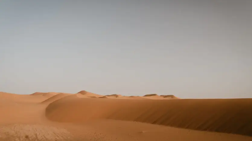 Dunas de Merzouga, en el Sáhara marroquí